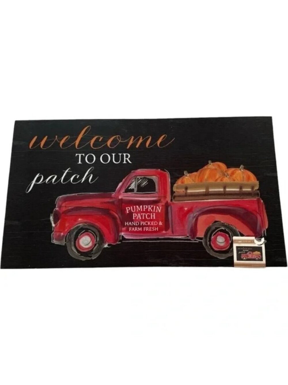 Fall Door Mat Welcome TO Our Patch Indoor Outdoor 16 X 28